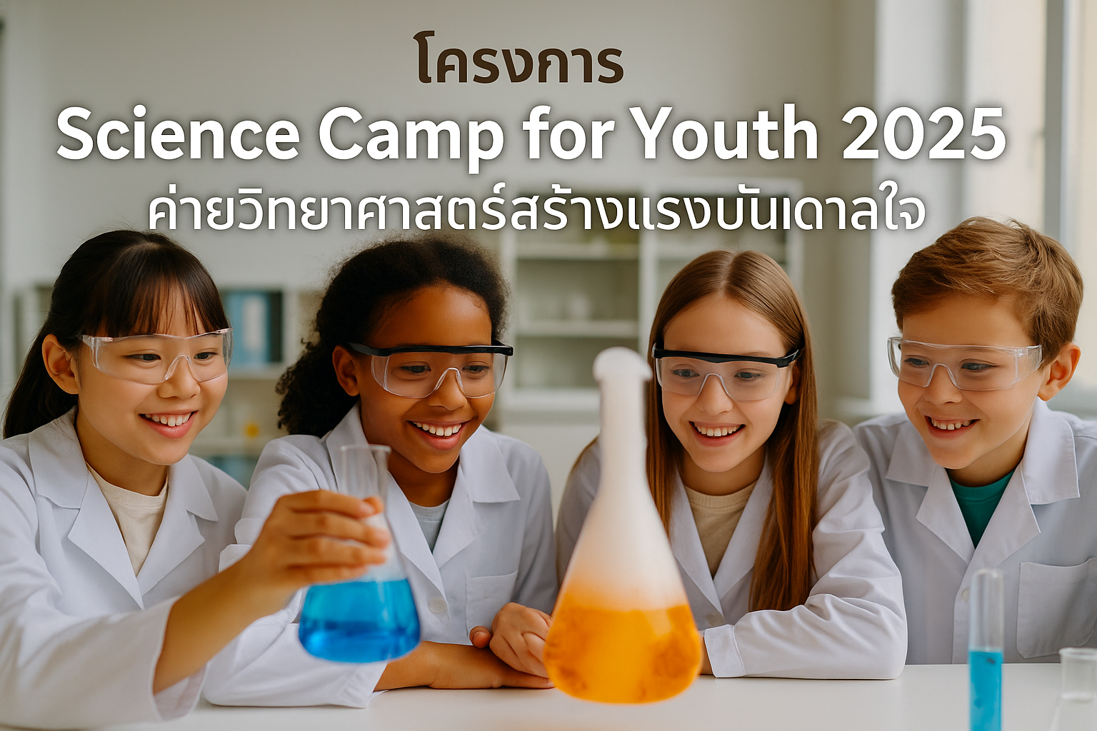 โครงการ “Science Camp for Youth 2025” ค่ายวิทยาศาสตร์สร้างแรงบันดาลใจ